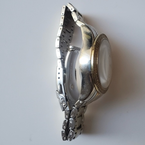 {Techno By KC} Ladies Diamond Bezel Watch - Picture 4 of 7